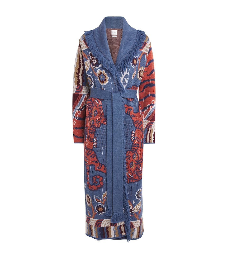 Merino Wool Jacquard Mick Coat