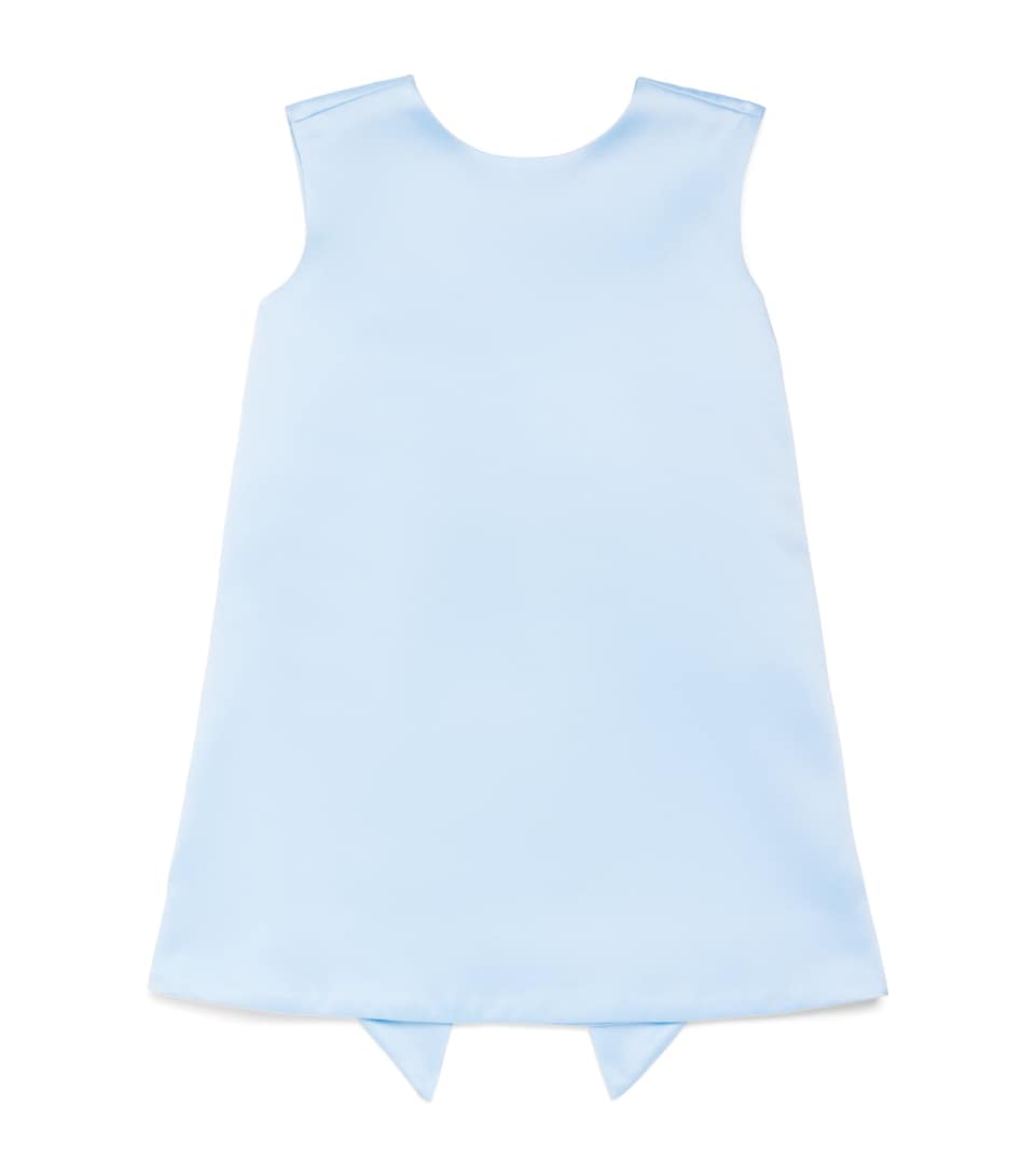 Bardot Junior Bow-Detail Olivia Dress (4-10 Years) Steel Blue