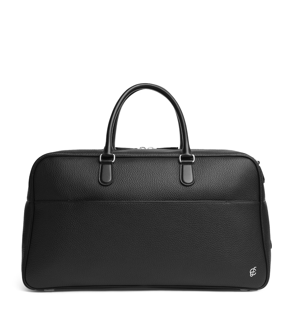 Carl Friedrik Leather Granville Duffle Bag Black