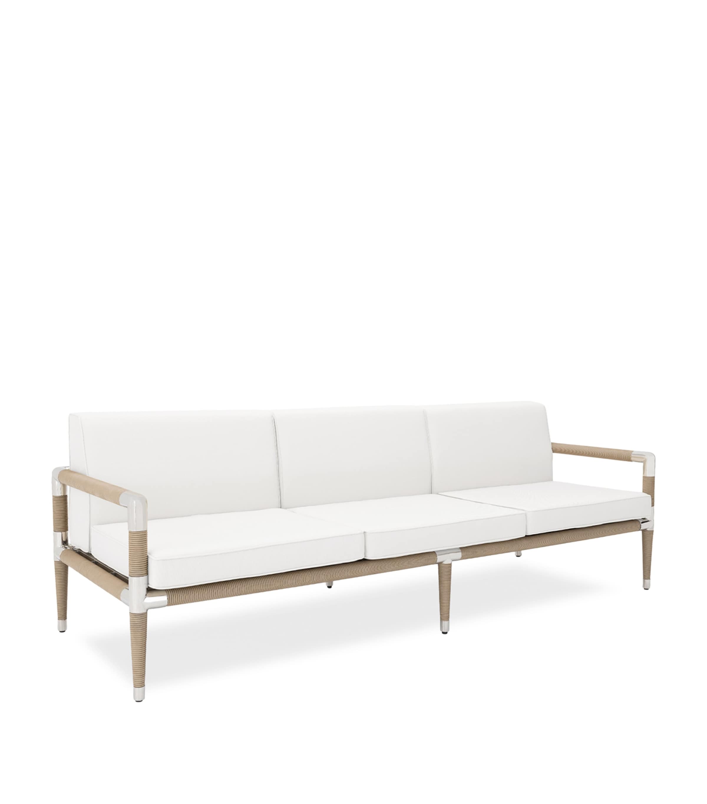 Indian Ocean Marina Outdoor 3-Seater Sofa White