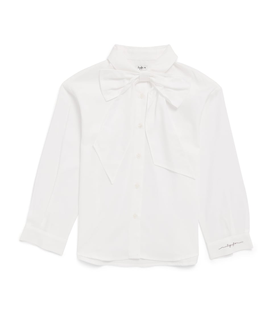 Il Gufo Bow-Detail Shirt (2-14 Years) Milk