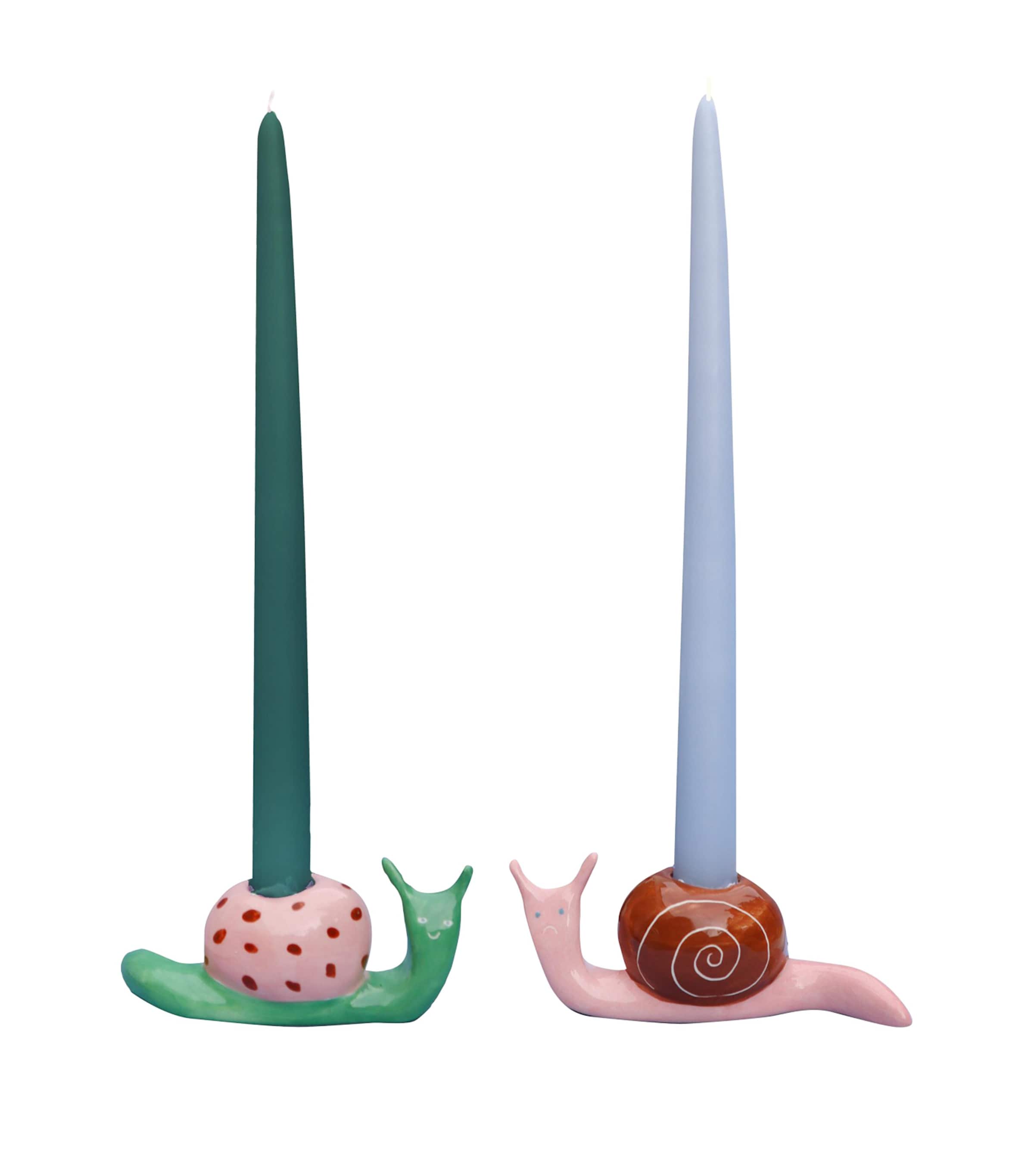 The Hard Shell Candle Holders (Set of 2)