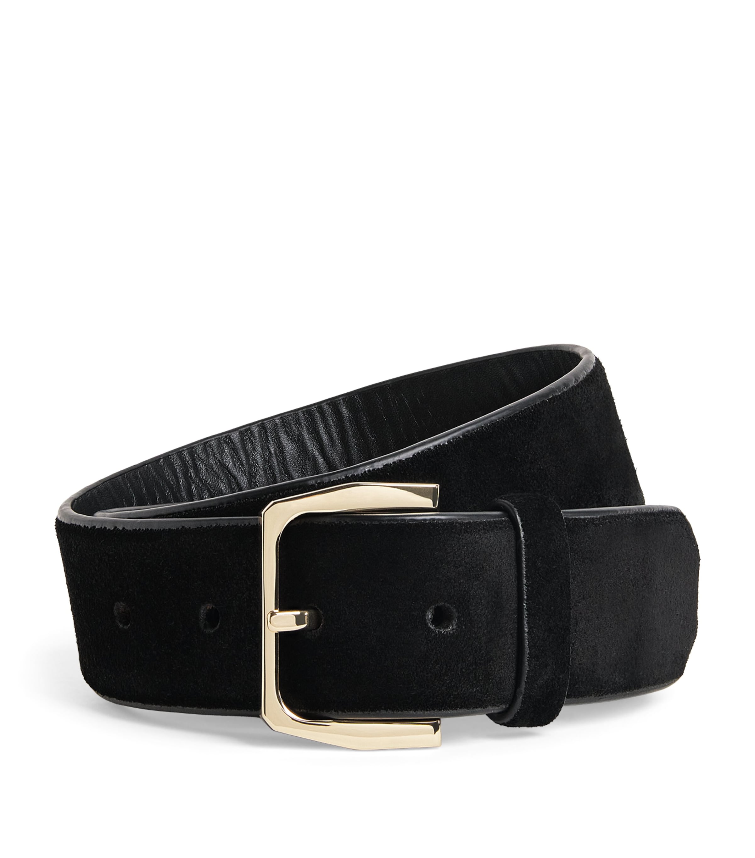 Sandro Paris Suede Belt Black
