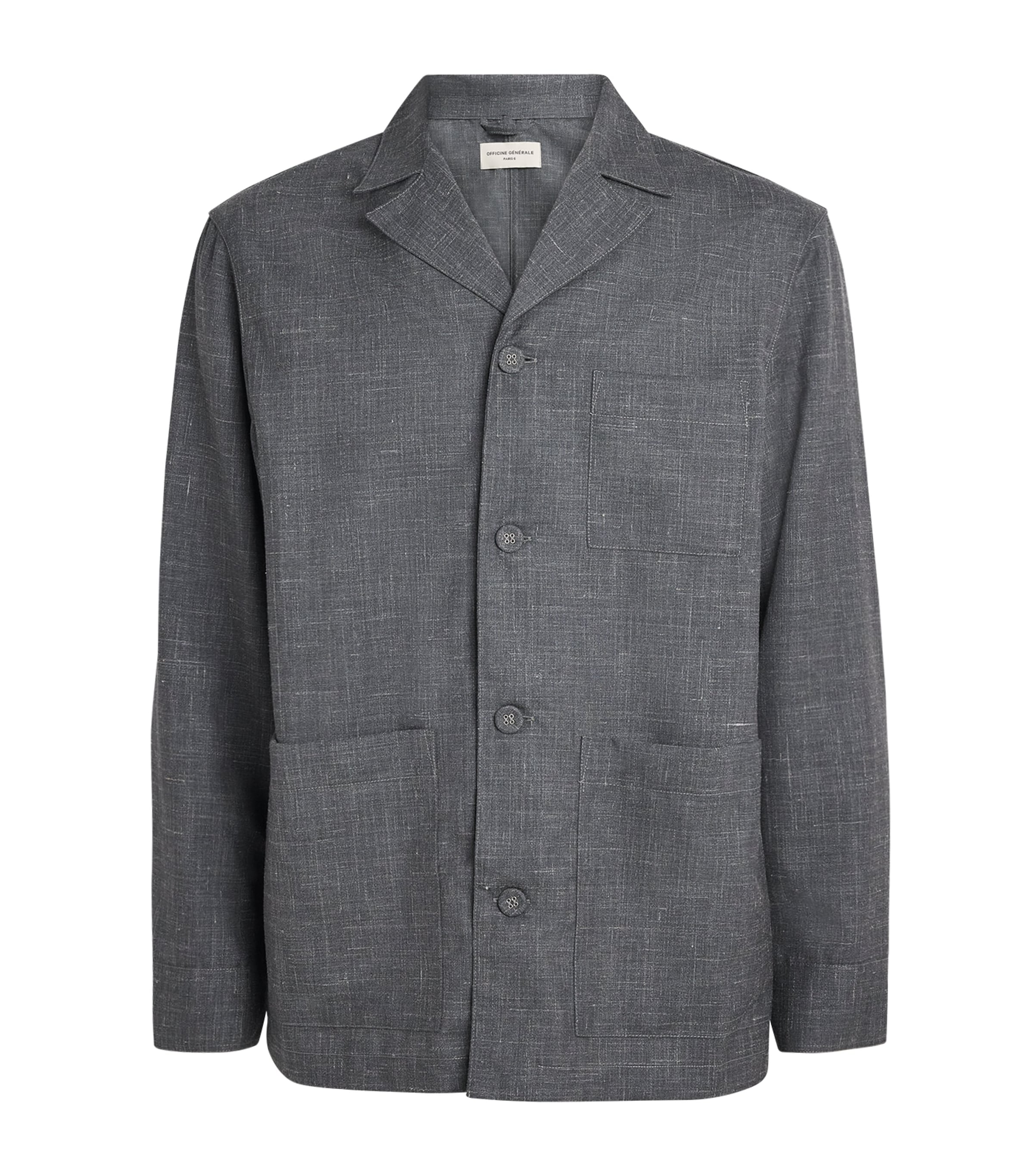 Wool-Silk-Linen Sheldon Jacket