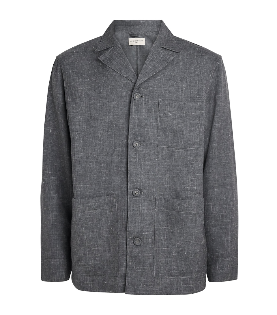 Wool-Silk-Linen Sheldon Jacket