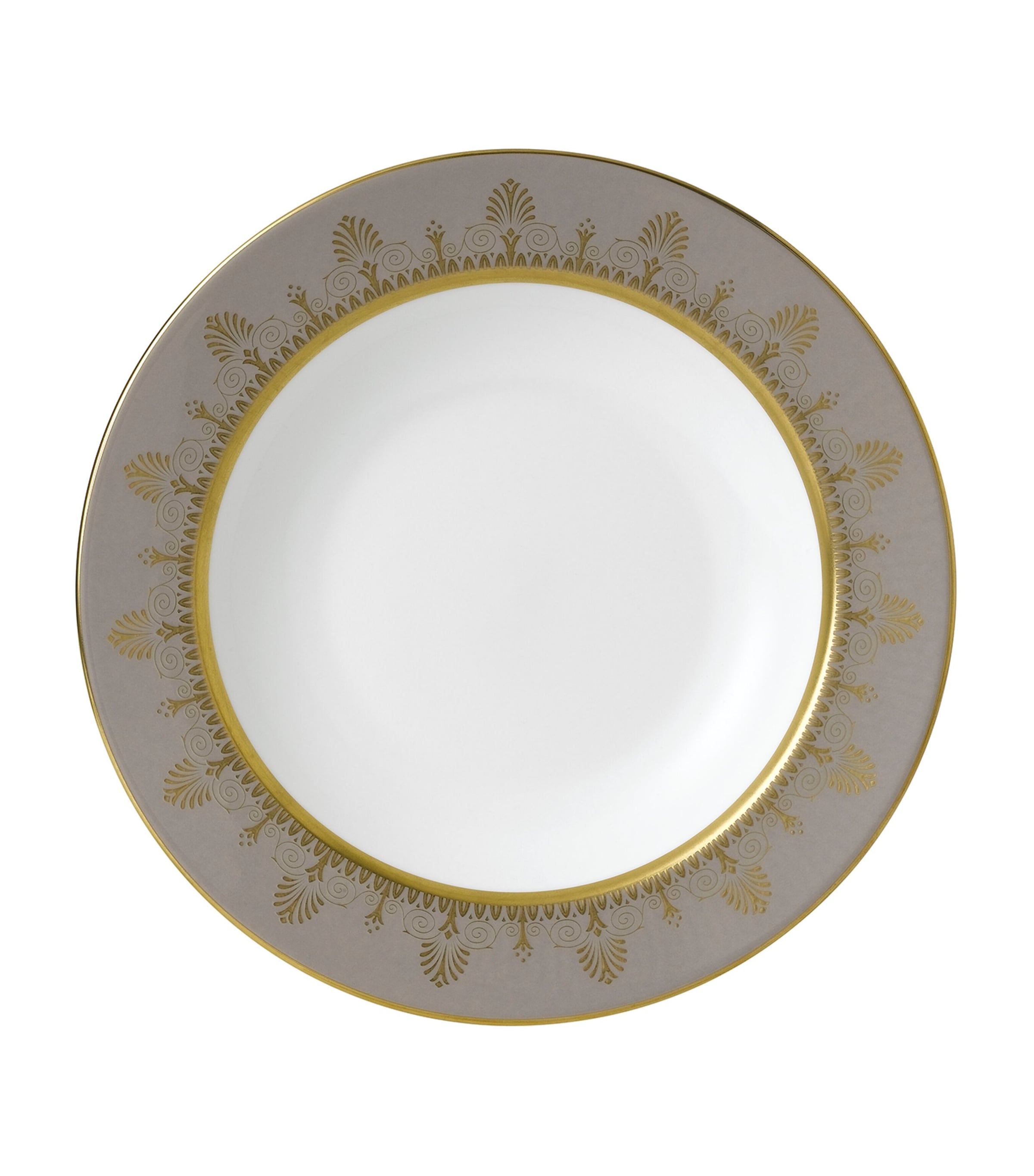 Anthemion Grey Soup Plate (23cm)
