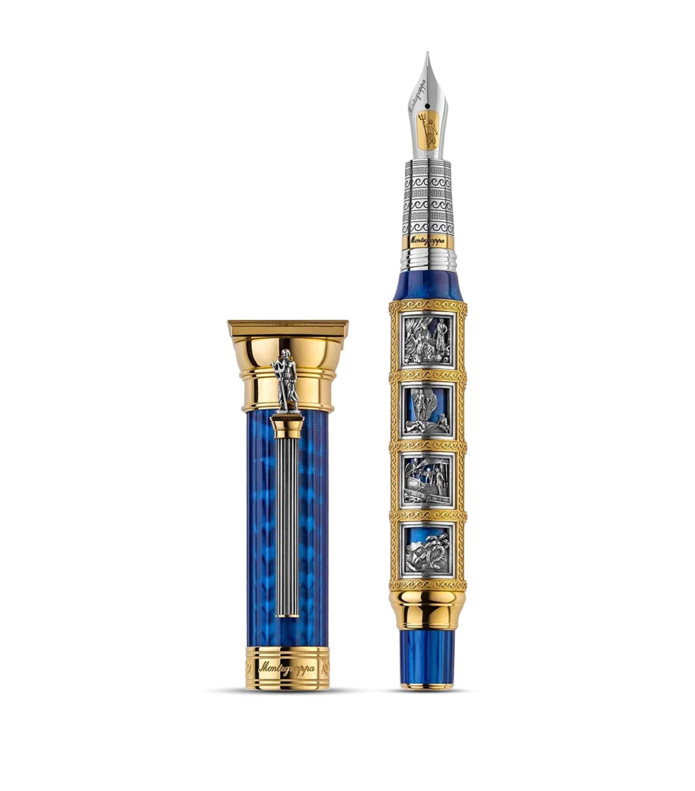 Montegrappa Odyssey Chapter II Fountain Pen Blue/gold