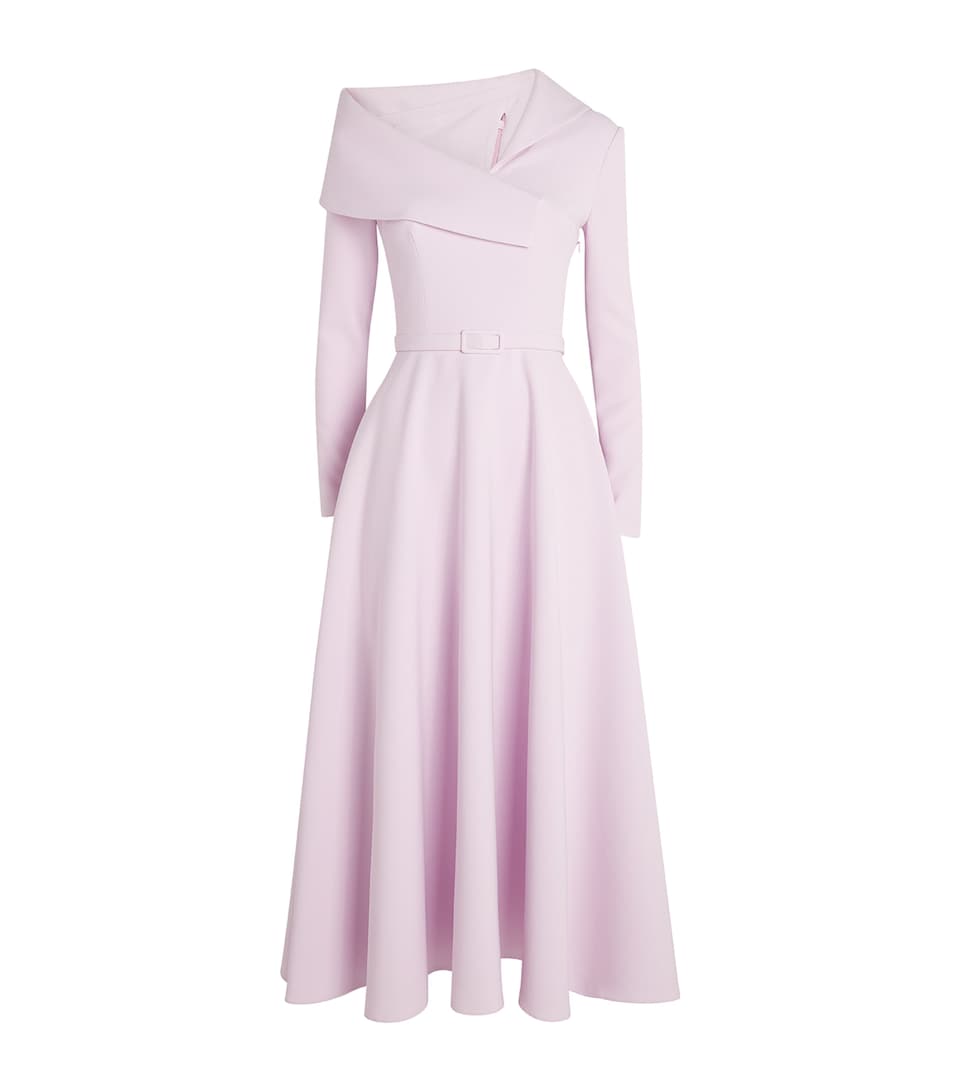 Crepe Odelle Midi Dress