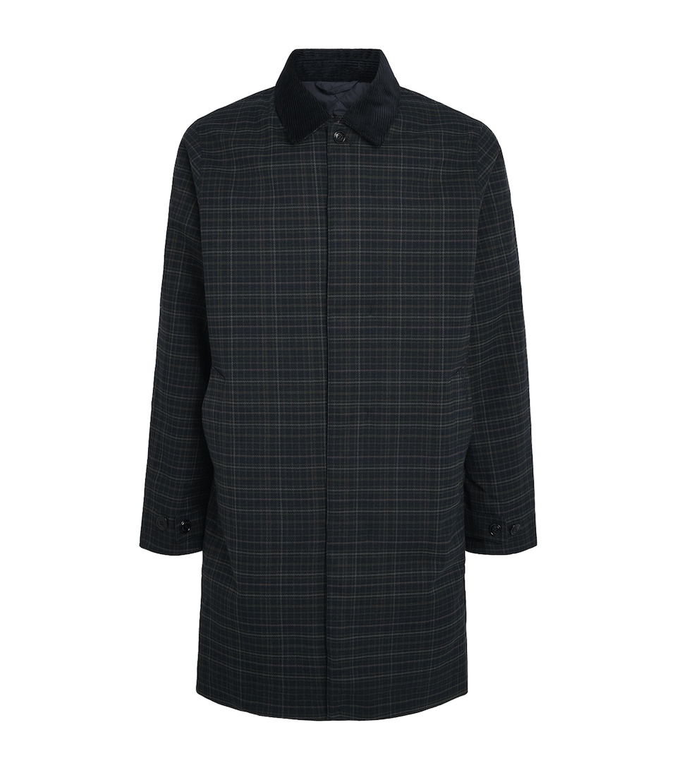 Barbour Mens Winter Lorden Waterproof Coat Shadow Heritage Chck