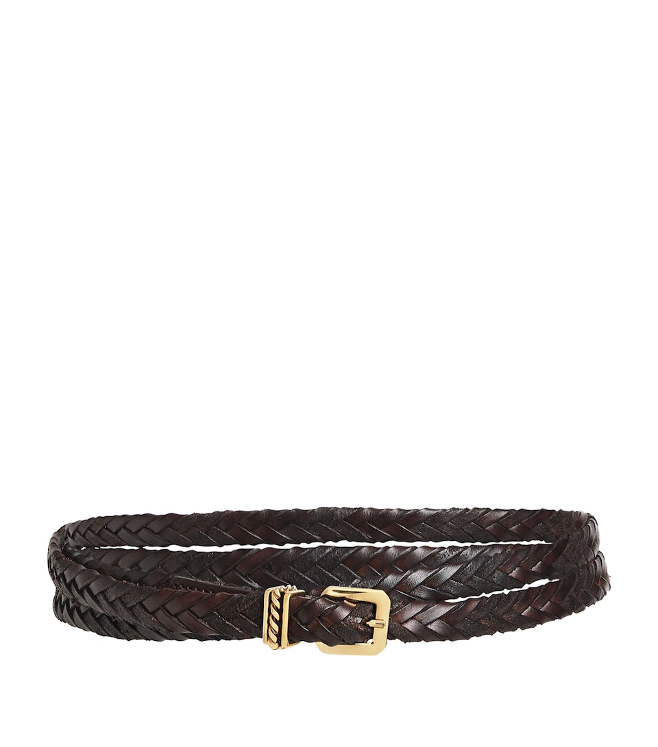 Calfskin Braided Belt