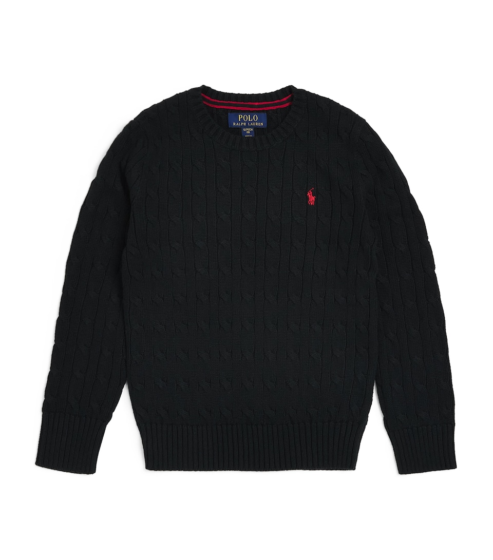Ralph Lauren Kids Cotton Cable-Knit Sweater (6-14 Years) Polo