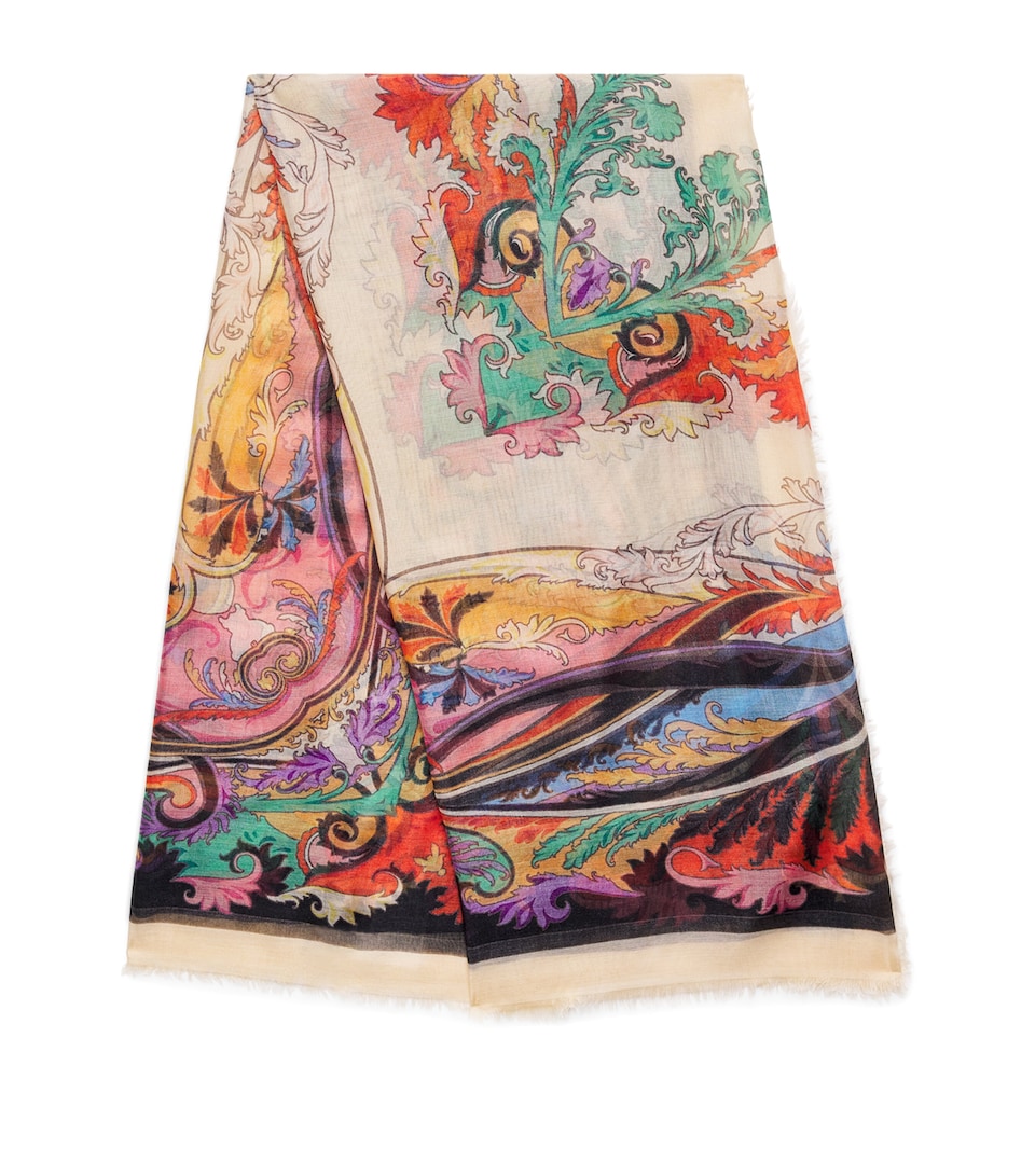 Printed Square Scarf