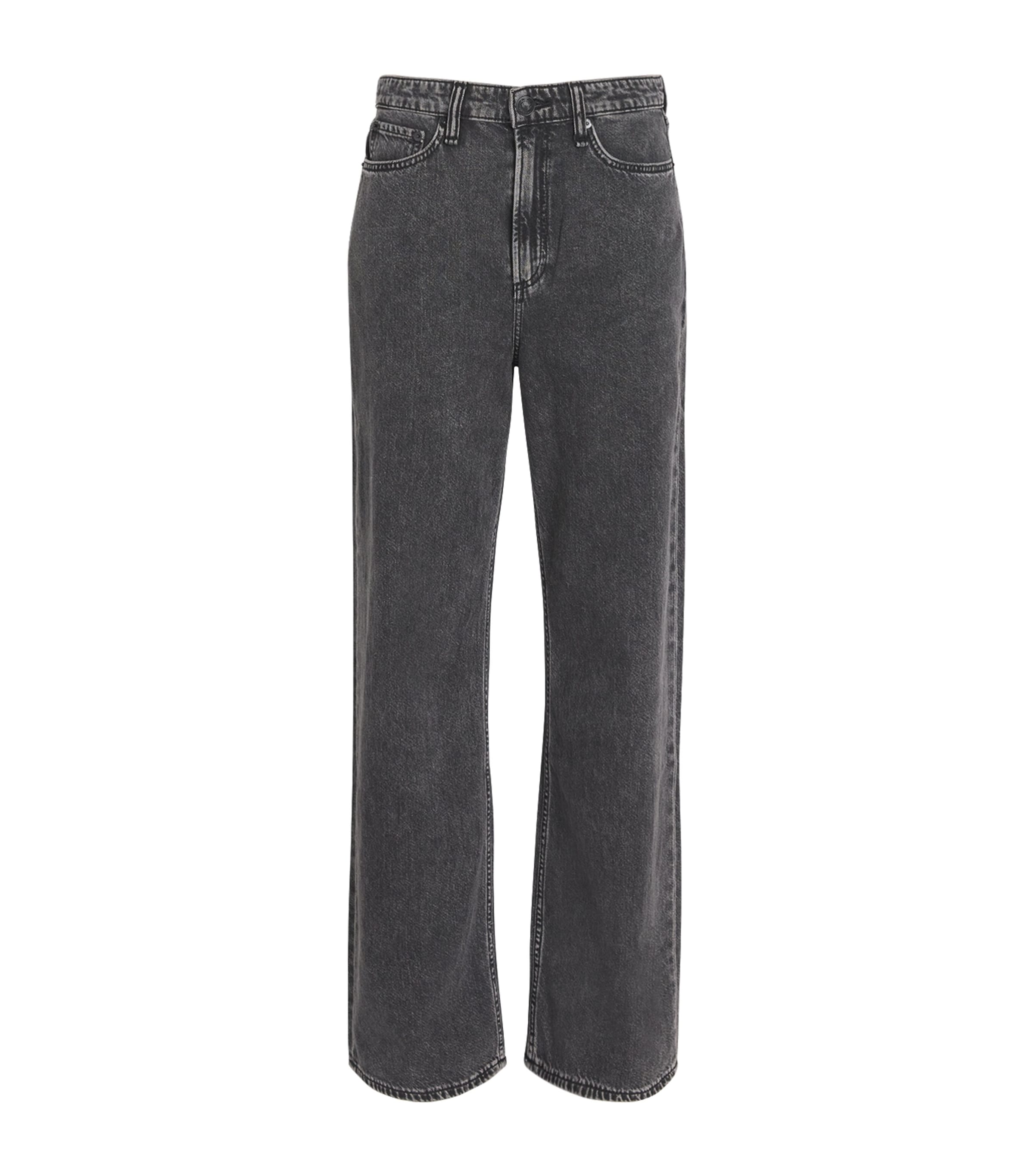 Logan Mid-Rise Wide-Leg Jeans