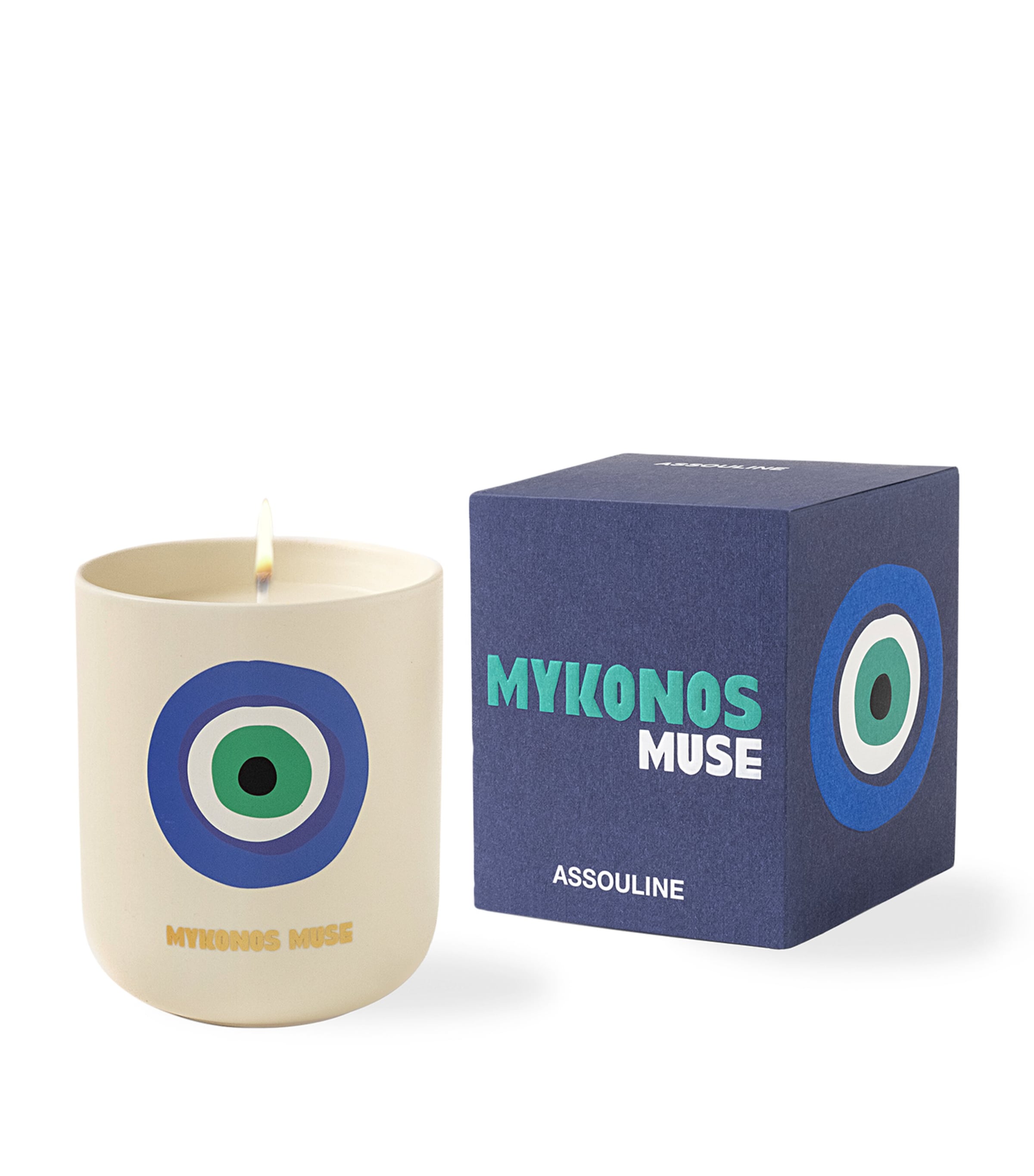 Assouline Mykonos Muse Candle (319g) Off White