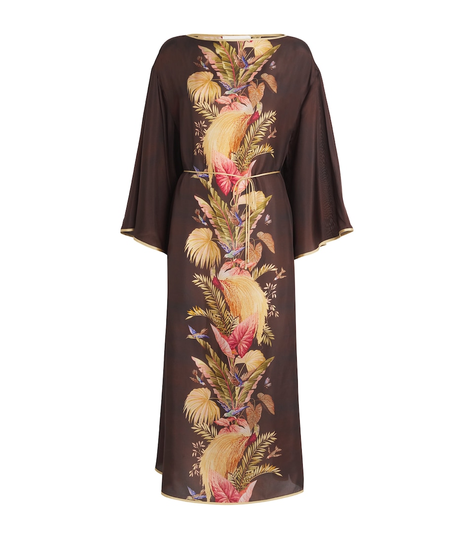 Palm Ascension Tunic Midi Dress