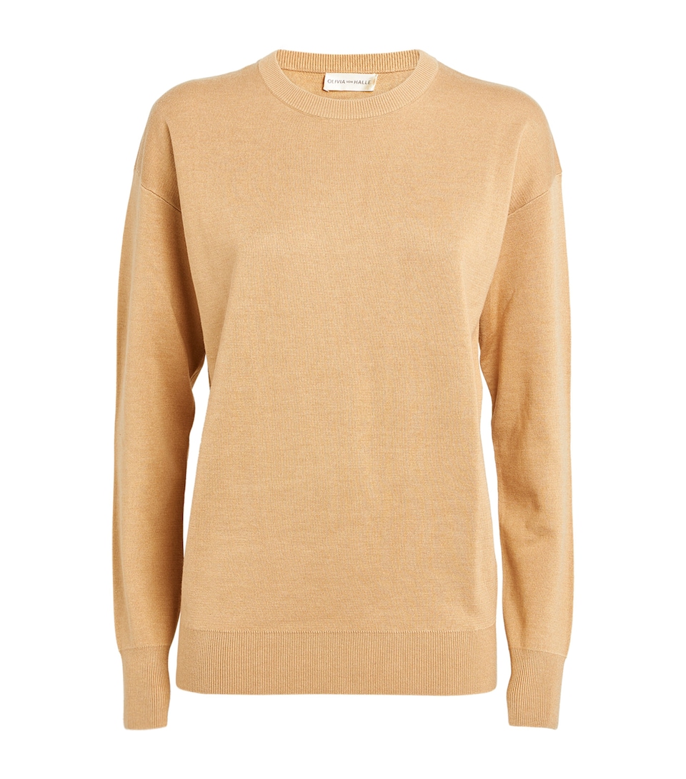 Silk-Cashmere Carmel Tracksuit