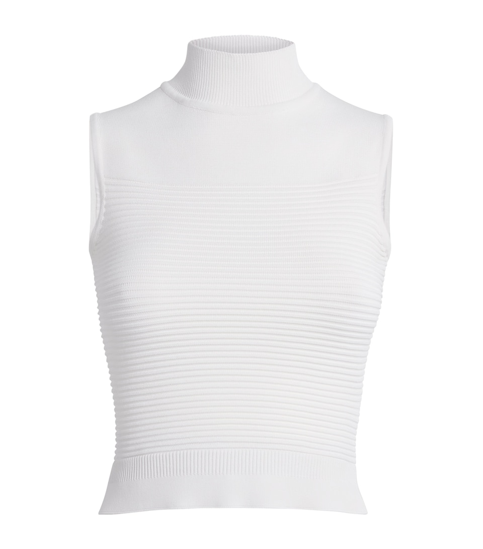 Edeline Lee Womens Knitted Sylvia Tank Top Ivory