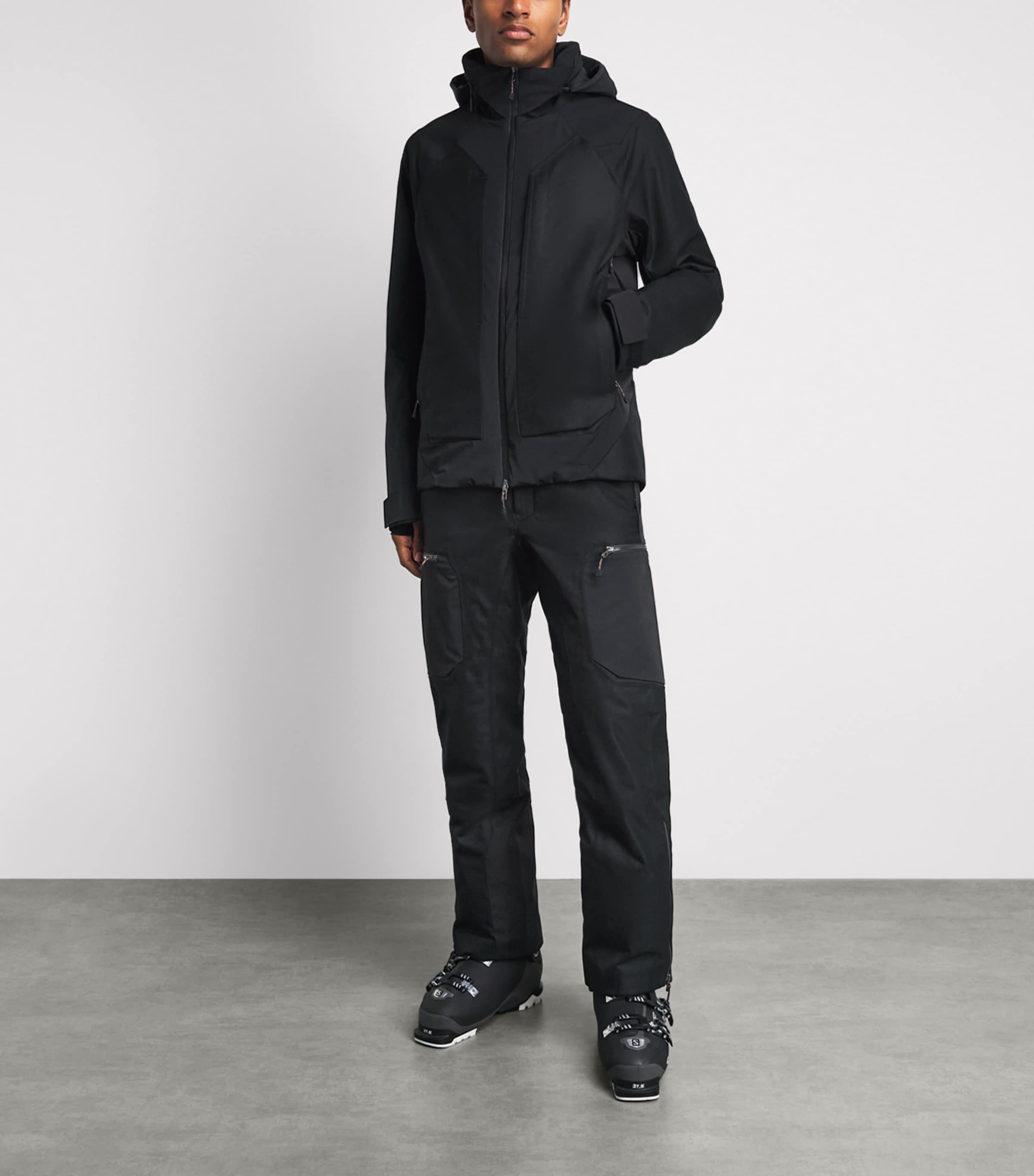 Sease Mens Trace 2.0 Ski Jacket Carbon Black
