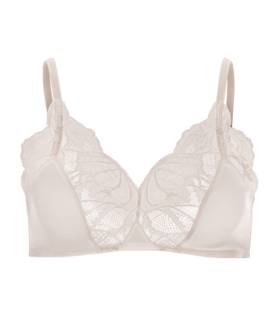 Hanro Womens Lysia Soft Cup Bra Moonlight