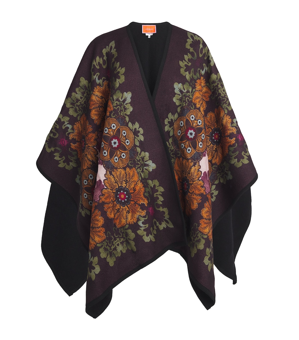 Virgin Baize Wool Poncho