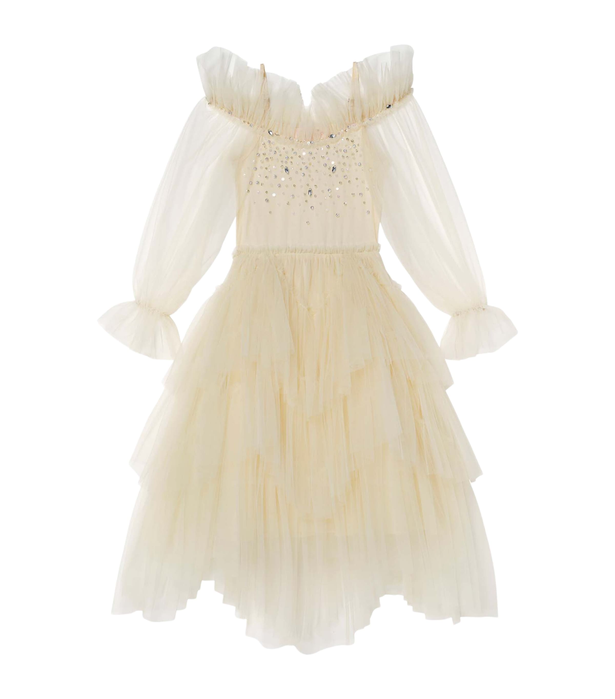 Tutu Du Monde Embellished Tinker Tutu Dress (2-11 Years) Daffodil