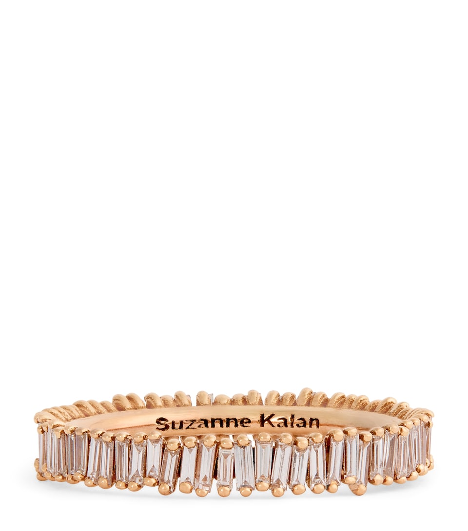 Suzanne Kalan Rose Gold and Diamond Mini Classic Eternity Ring Rg/wd