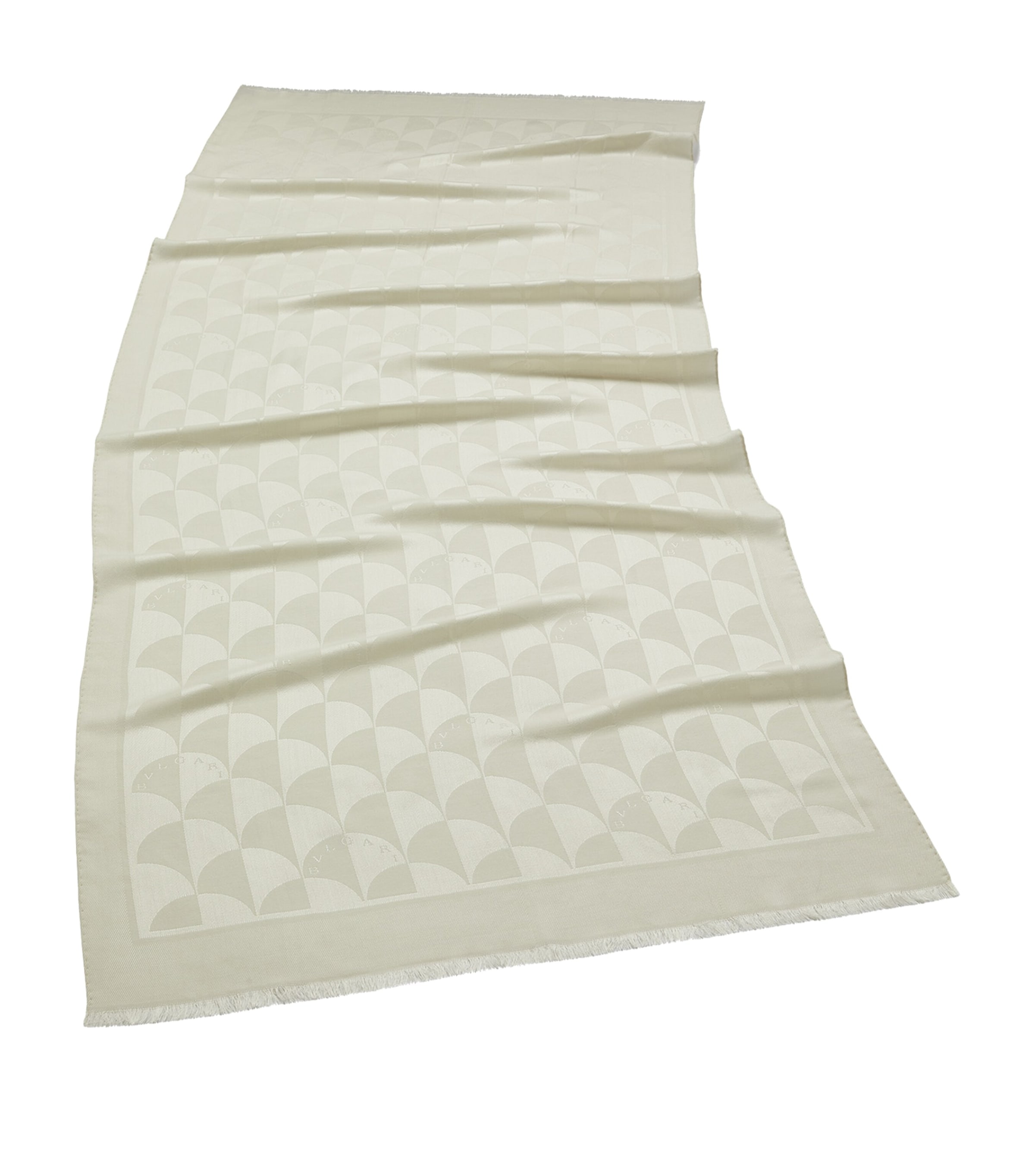 Silk-Wool Calla Scarf