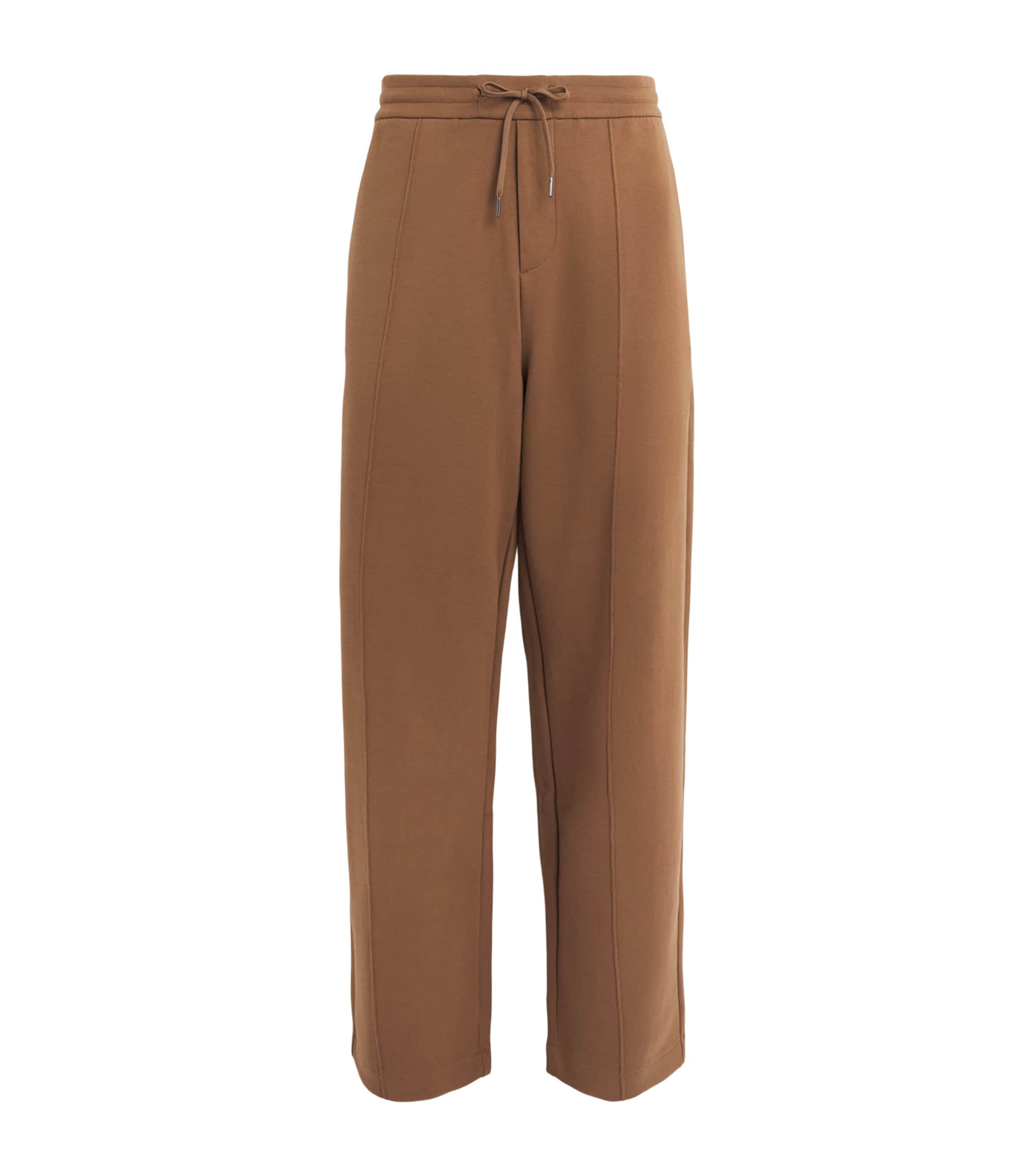 Polo Ralph Lauren Mens Pintuck Polo Pony Sweatpants Luggage Brown