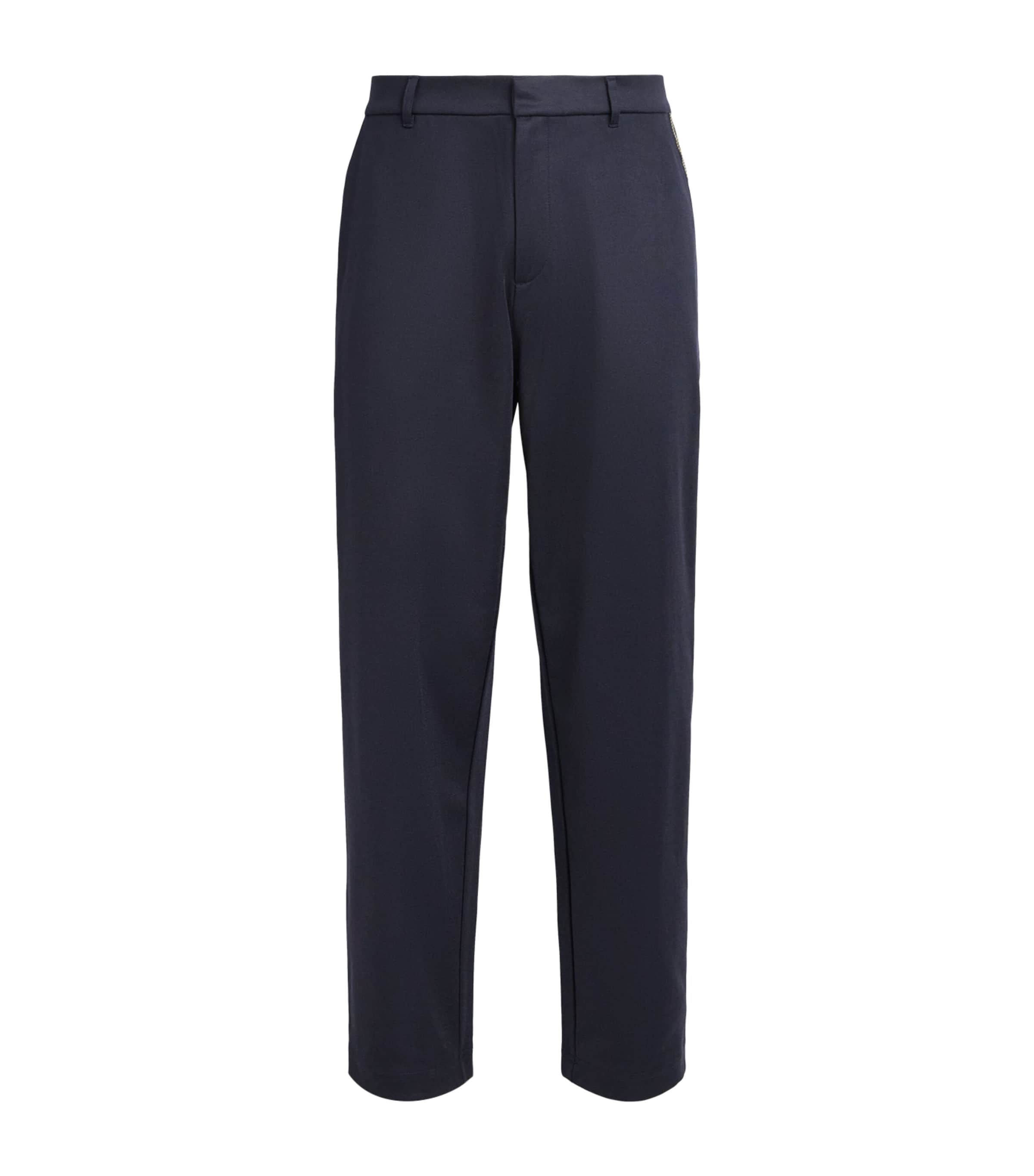 Fred Perry Mens Woven Tape Track Sweatpants Navy