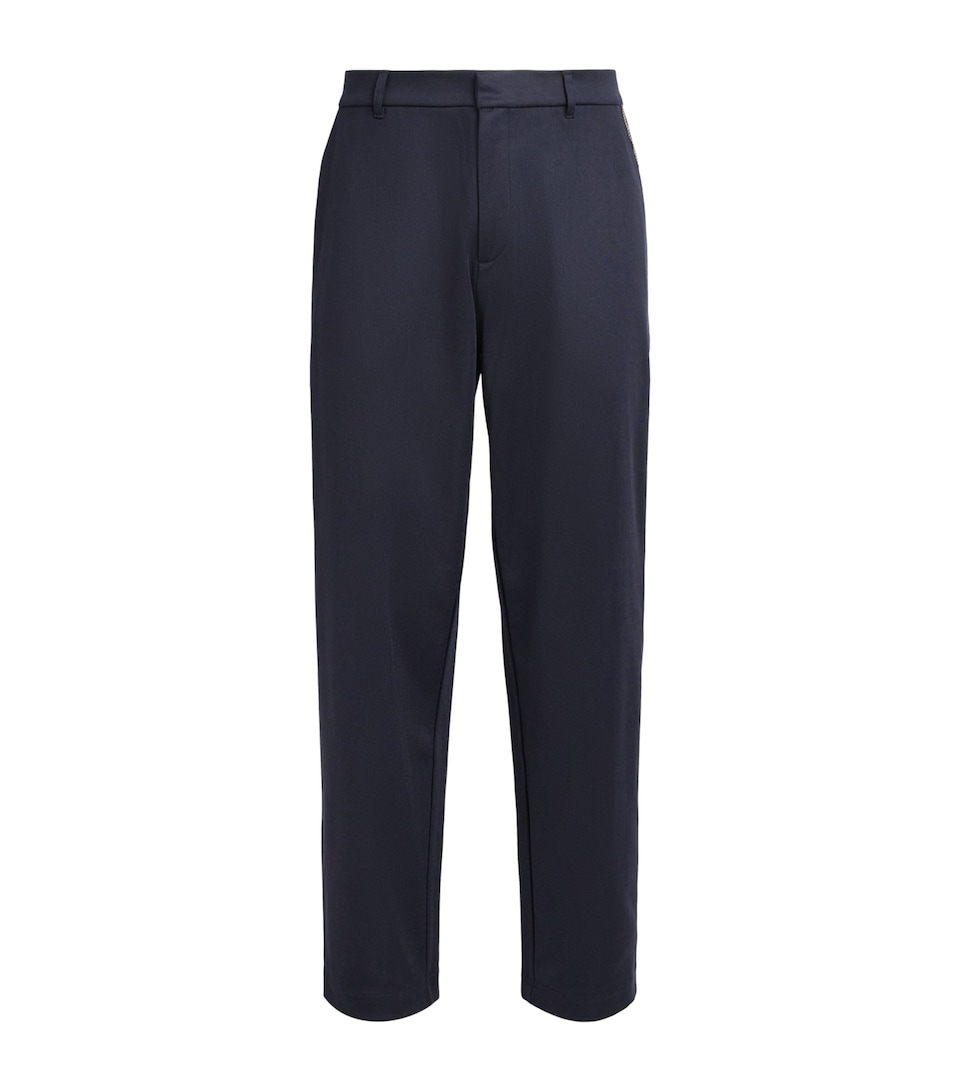 Fred Perry Mens Woven Tape Track Sweatpants Navy