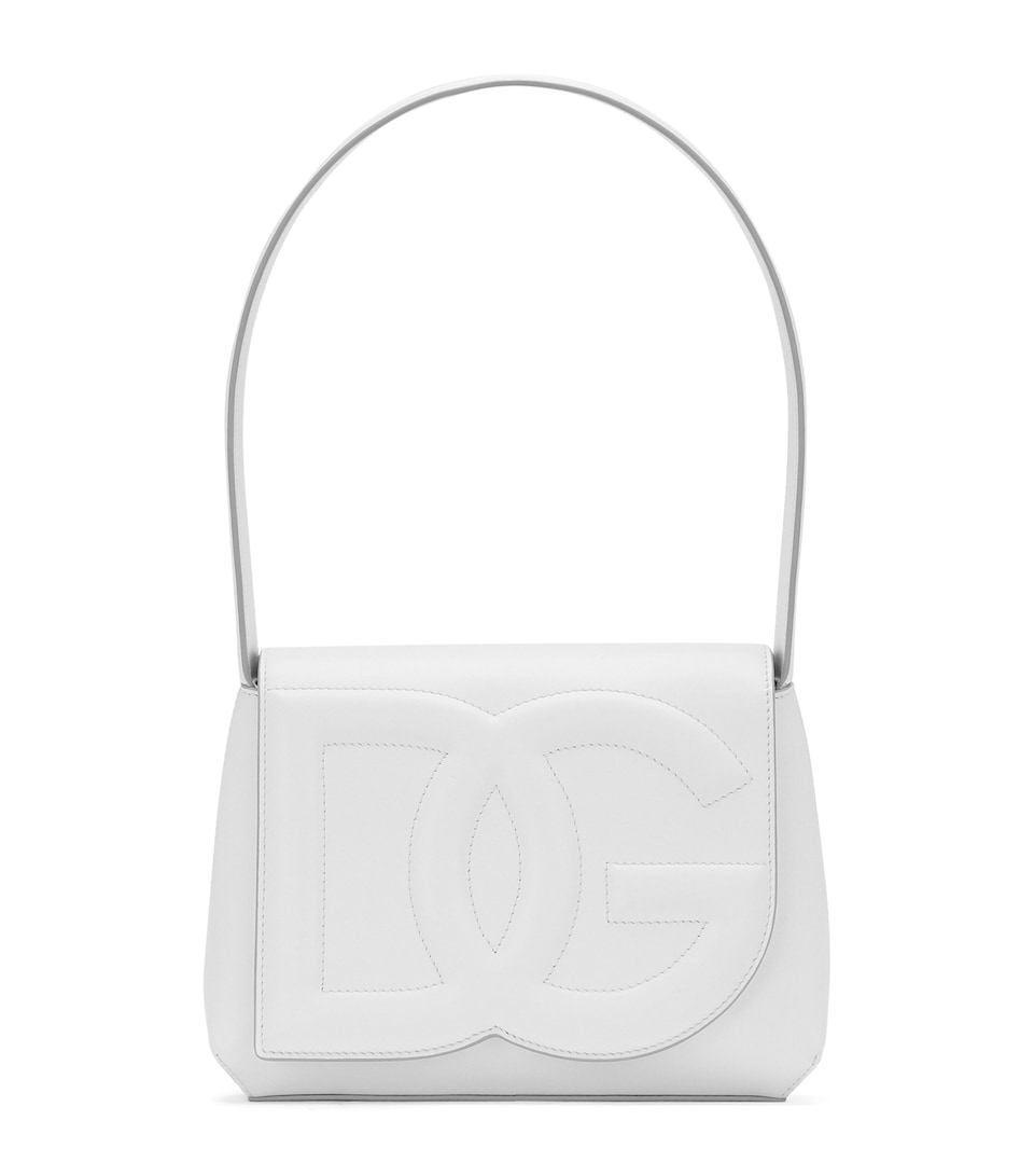 Leather DG Logo Shoulder Bag