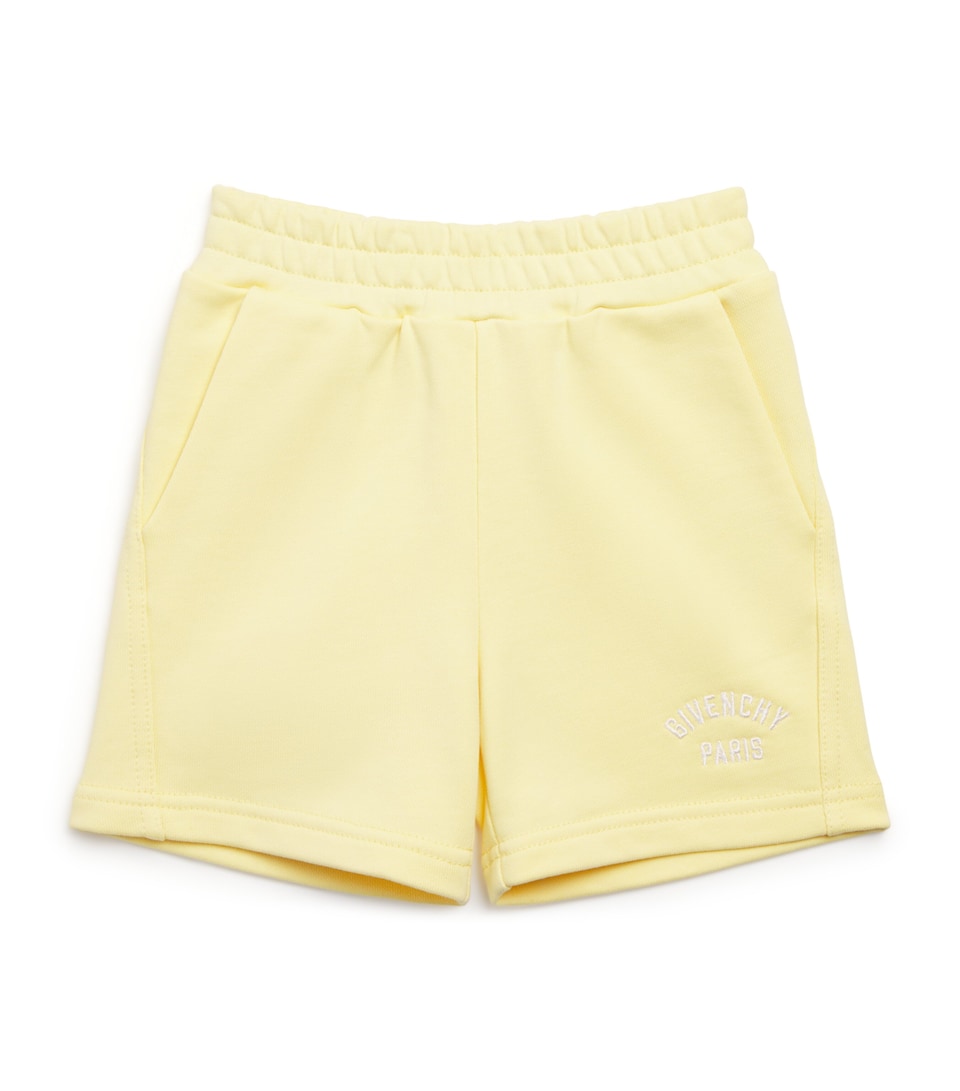 Givenchy Kids Cotton Logo Sweat Shorts (9 Months)