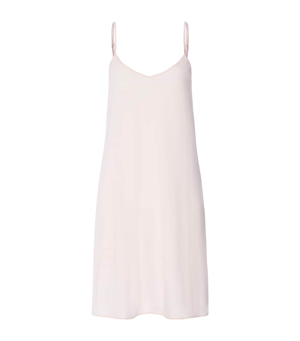 Hanro Womens Cotton Silk Nightdress Honeydew