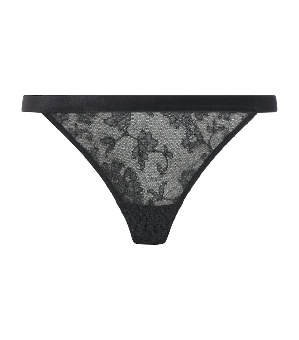 Chantelle Womens Shadow Tanga Black