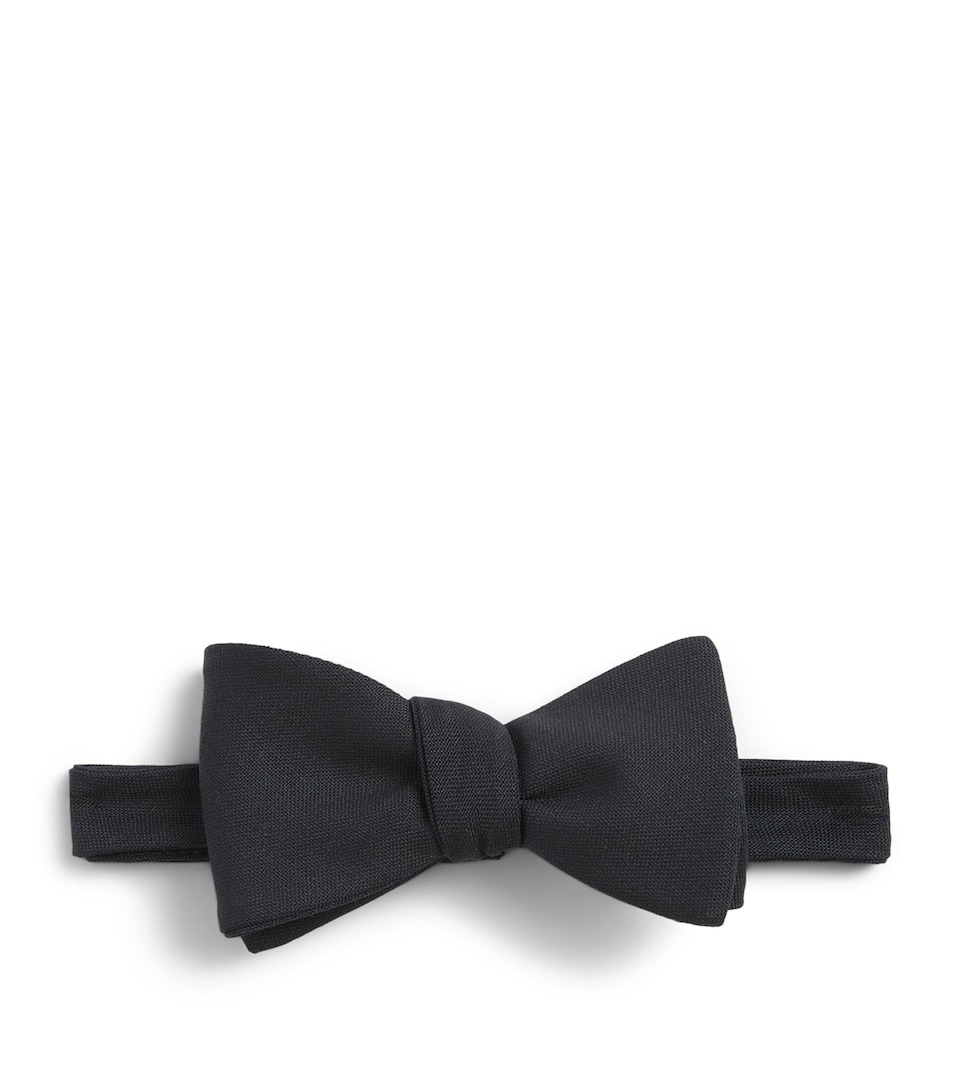 Il Gufo Wool Bow Tie Deep Blue
