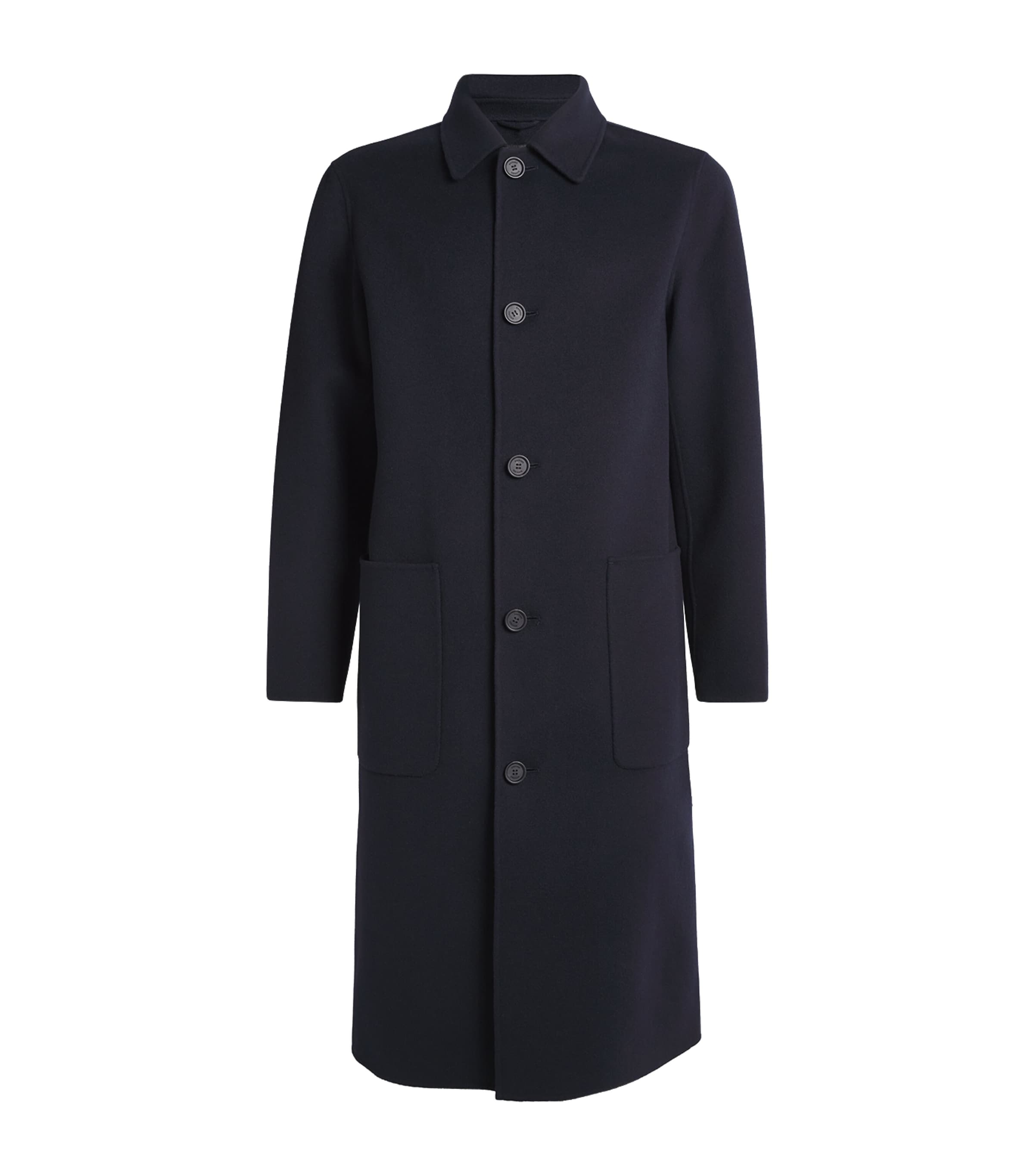 【関税＆送料込み】Mm6 Maison Margiela Black Virgin Wool Tr MM6 Maison Margiela Virgin Wool Trench Overcoat | Harrods US
