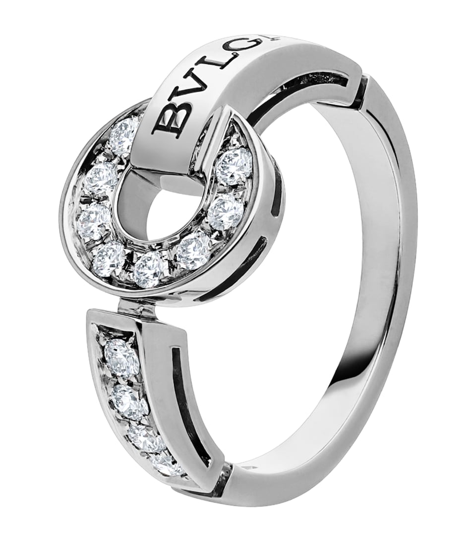 White Gold and Diamond BVLGARI BVLGARI Ring