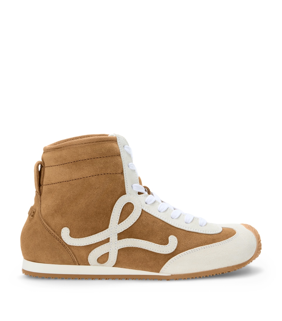 Leather Ballet Runner 2.0 High-Top Sneakers