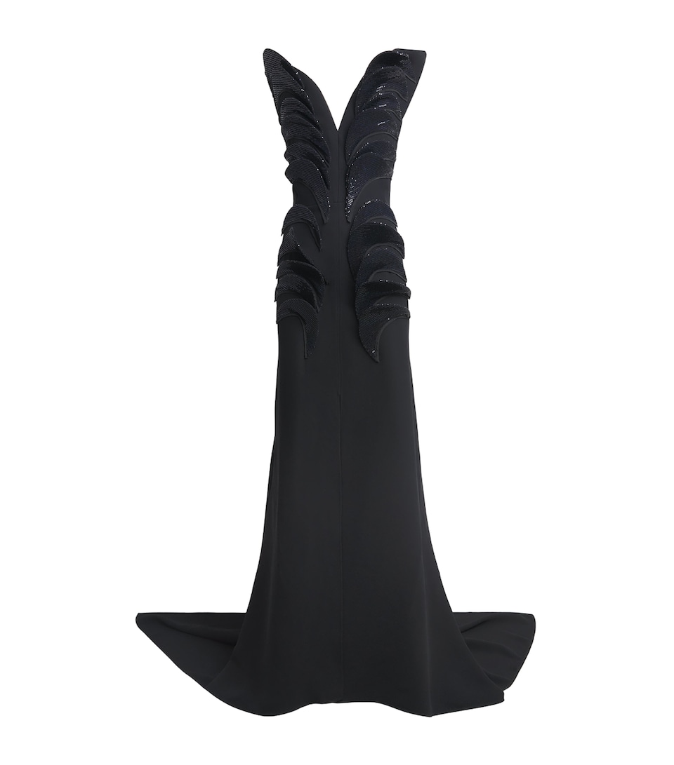 Maticevski Womens Spearhead Gown Black / Nightclub