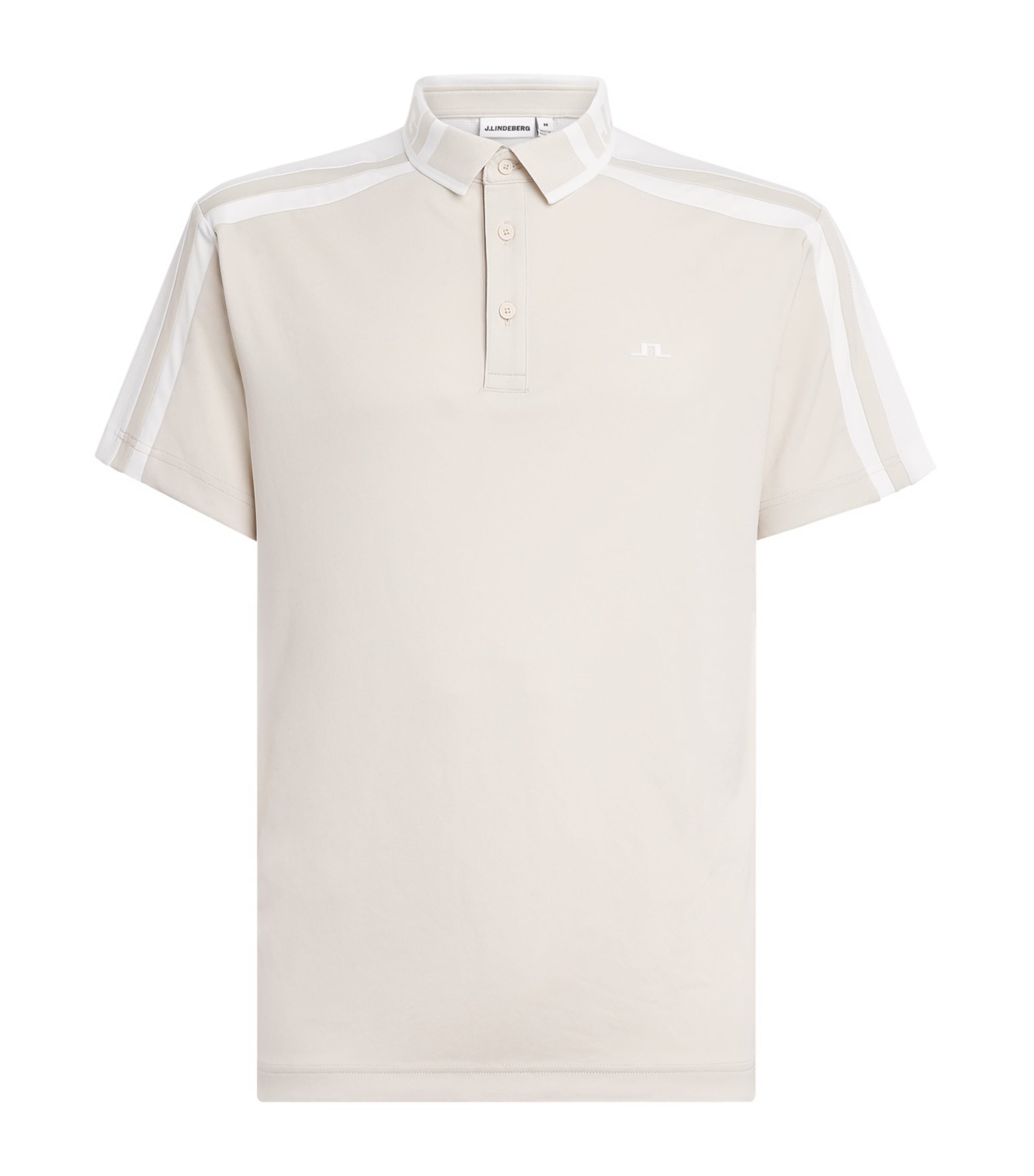 J Lindeberg Mens Bo Polo Shirt Moonbeam