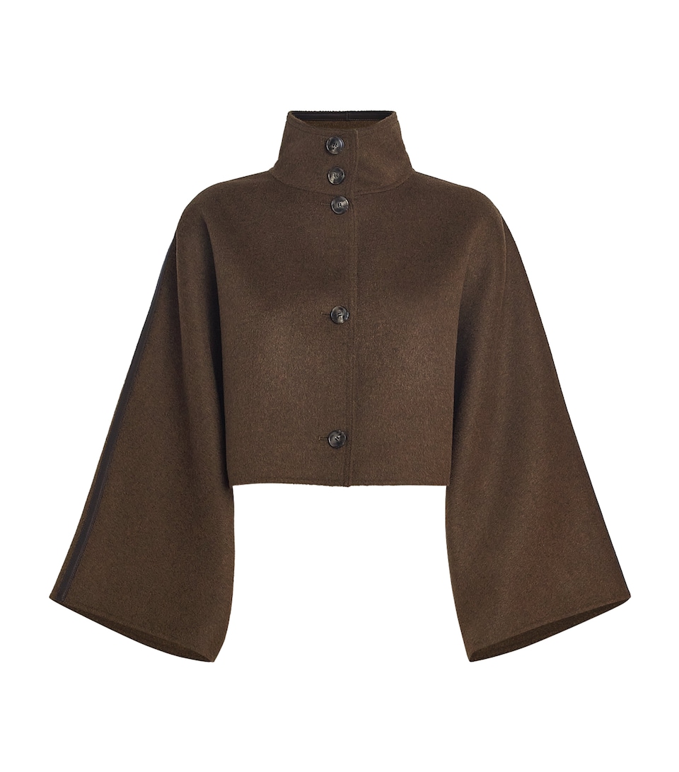 Wool-Cashmere Cape
