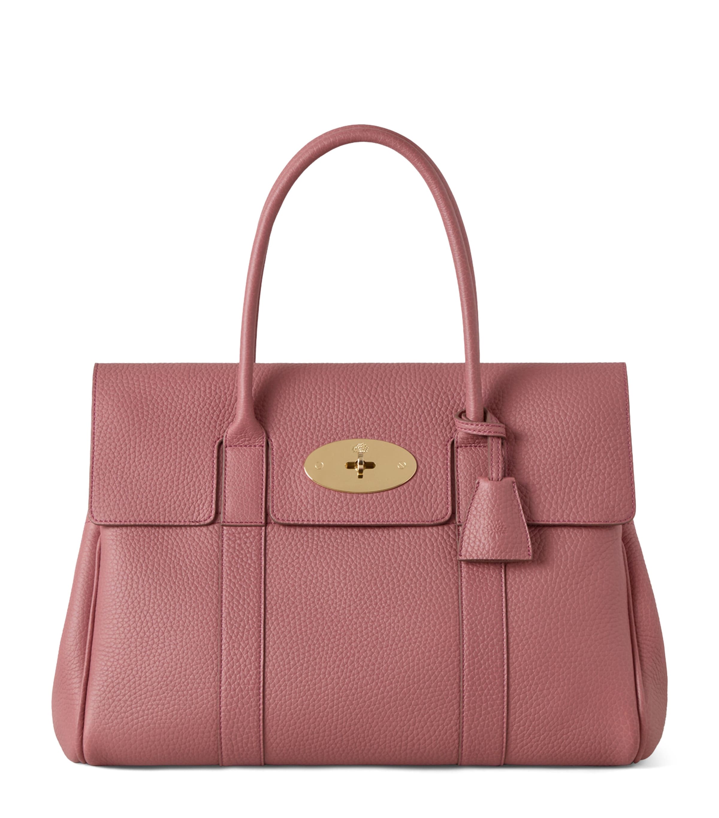 Mulberry Leather Bayswater Top-Handle Bag Pink Scrumpy