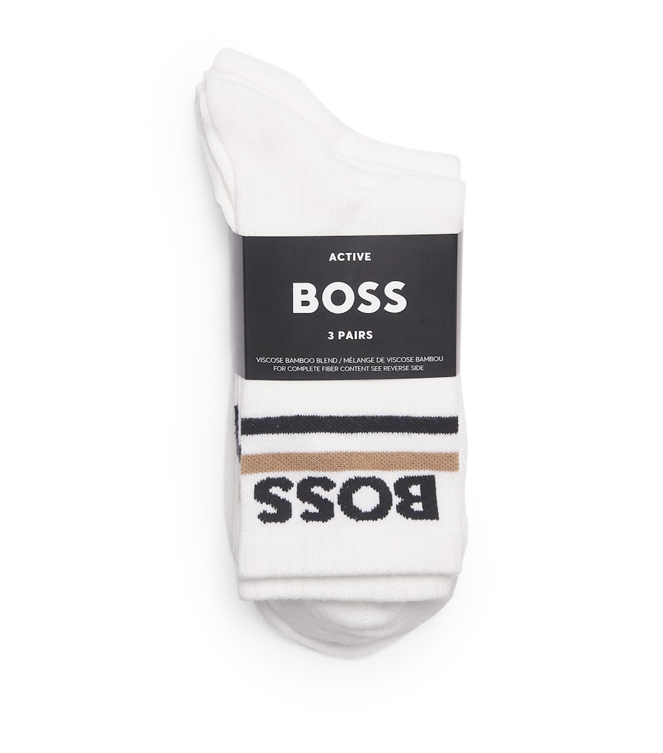 BOSS Mens Viscose-Bamboo Socks (Pack of 3) Open Misc