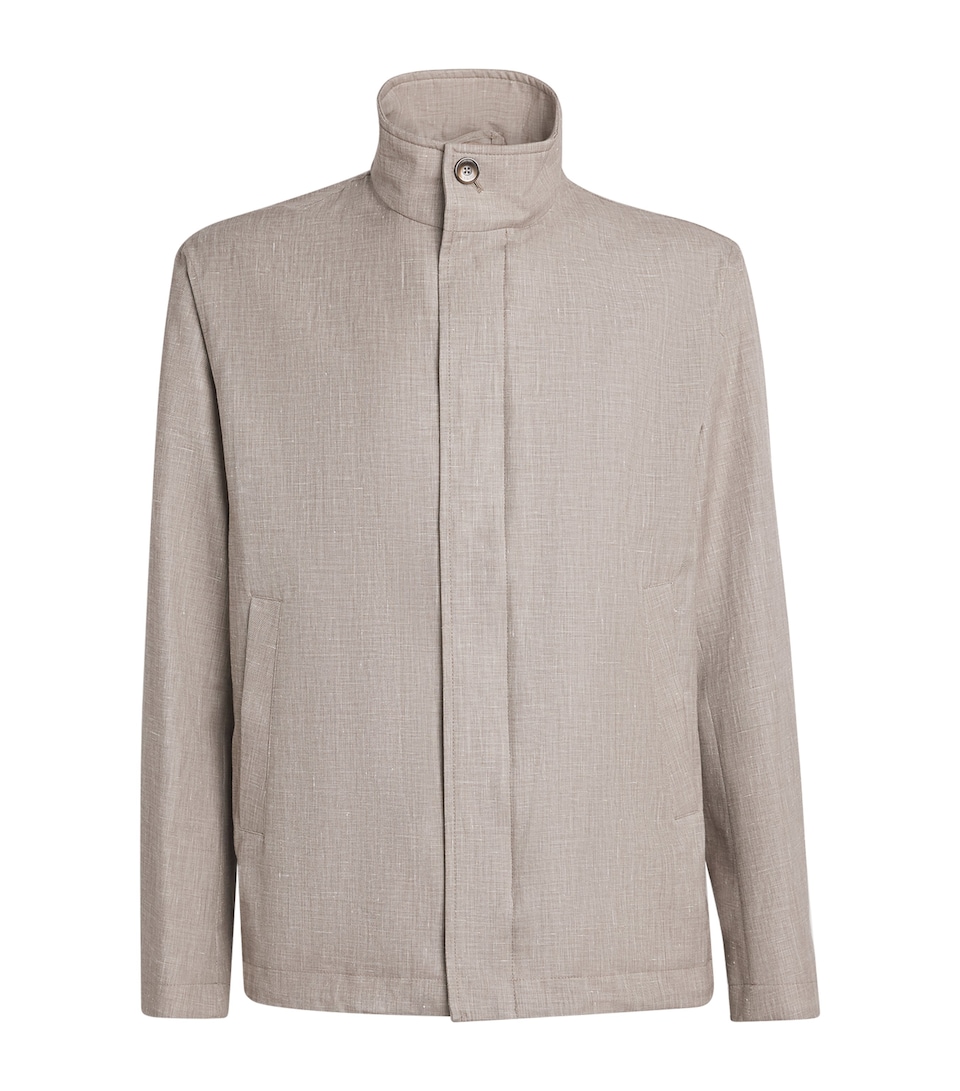 Linen-Wool-Silk Jacket