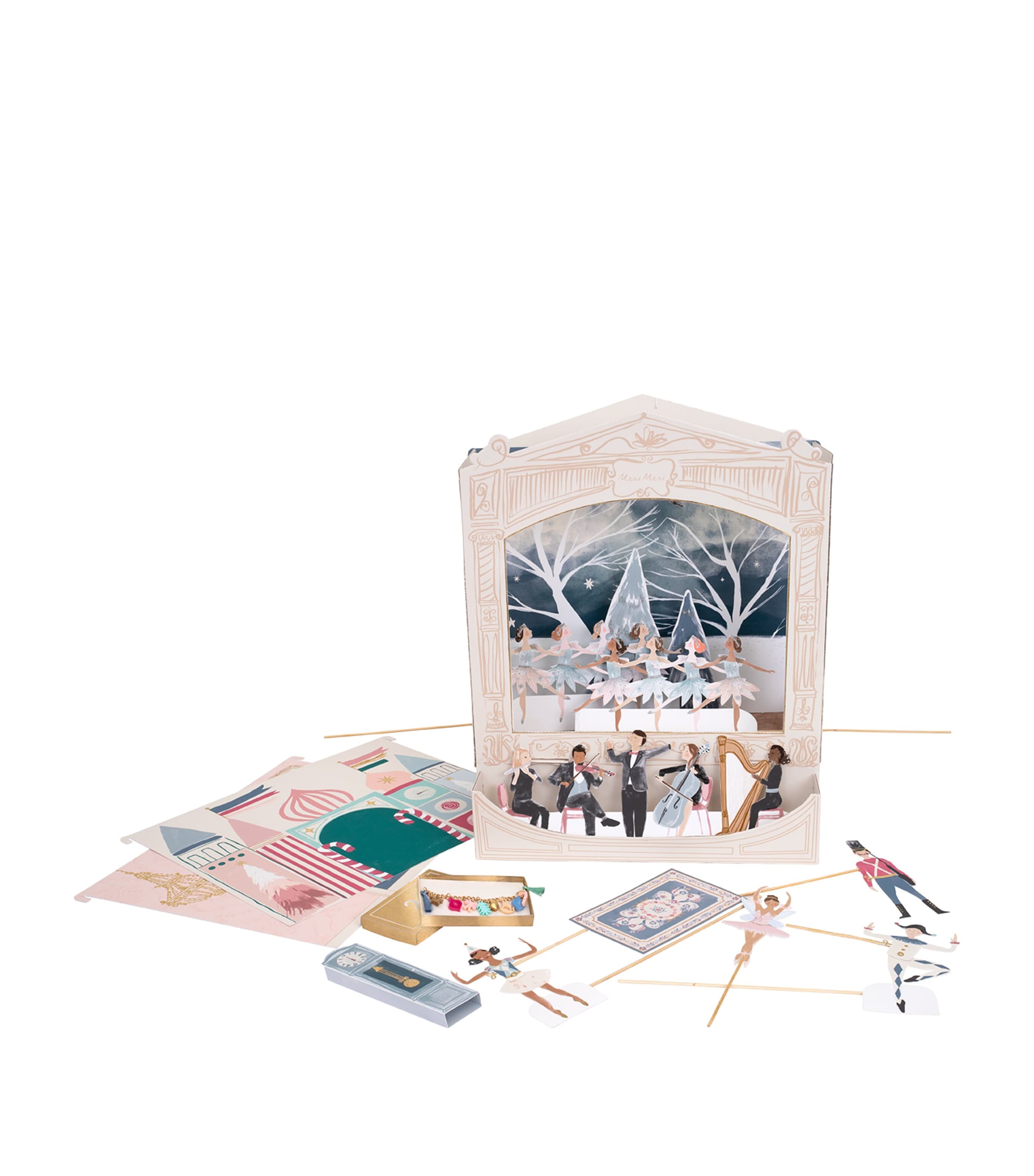 Meri Meri The Nutcracker Advent Calendar Multicoloured
