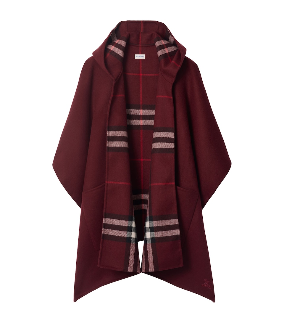Cashmere Hooded Cape
