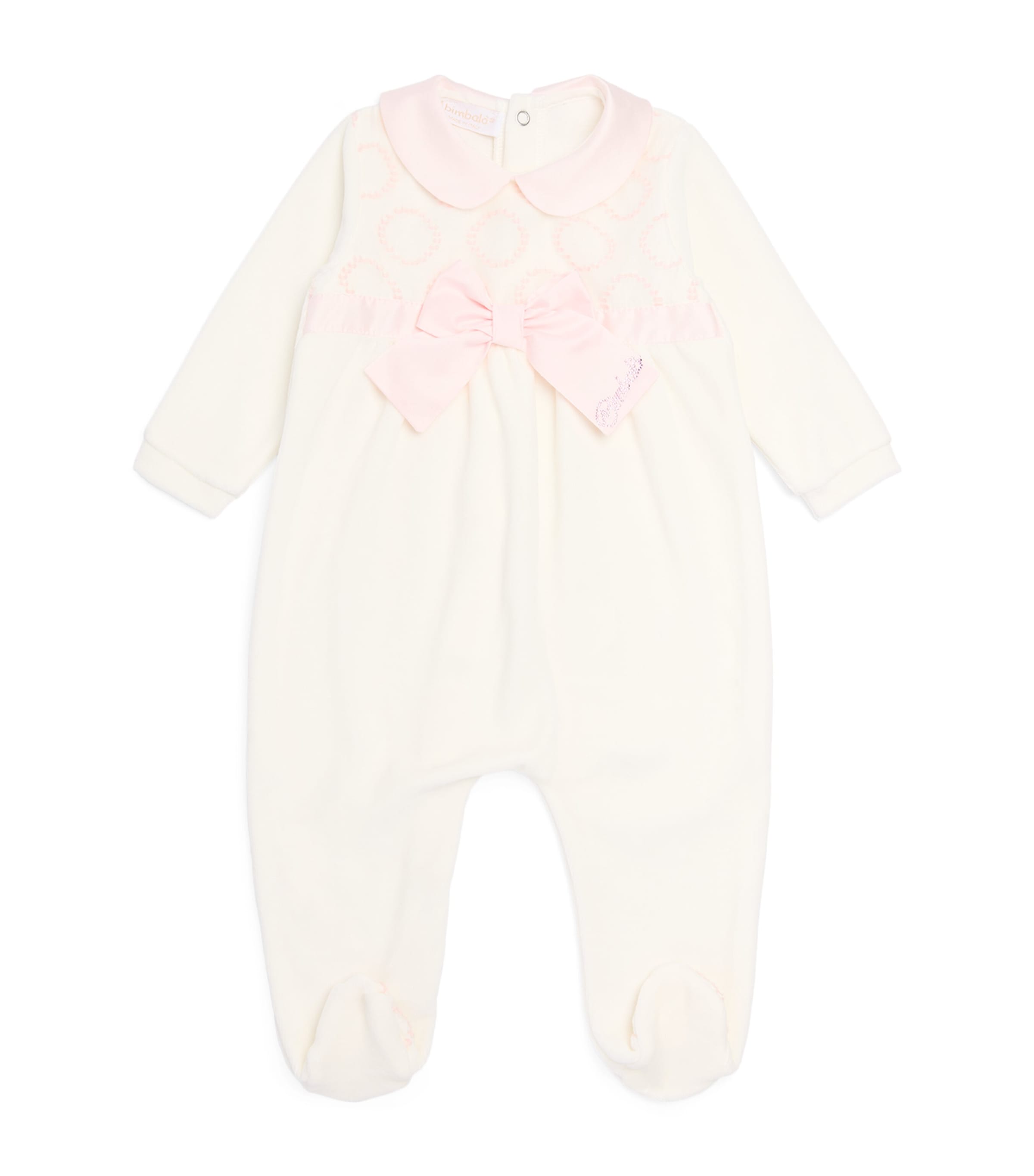 Bimbalo Front Bow All-In-One (1-24 Months) Pink