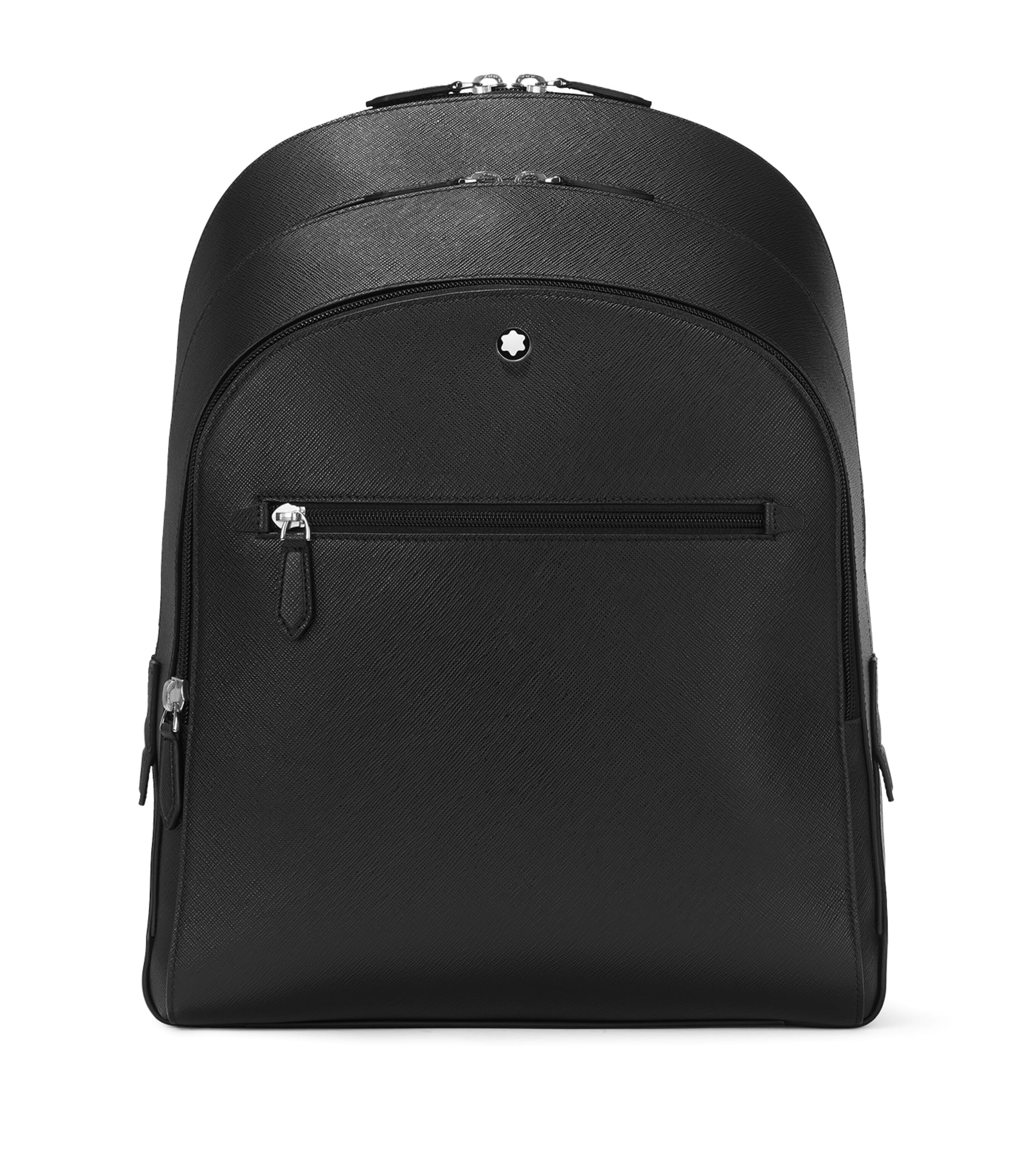 Montblanc Medium Leather Sartorial Backpack Black