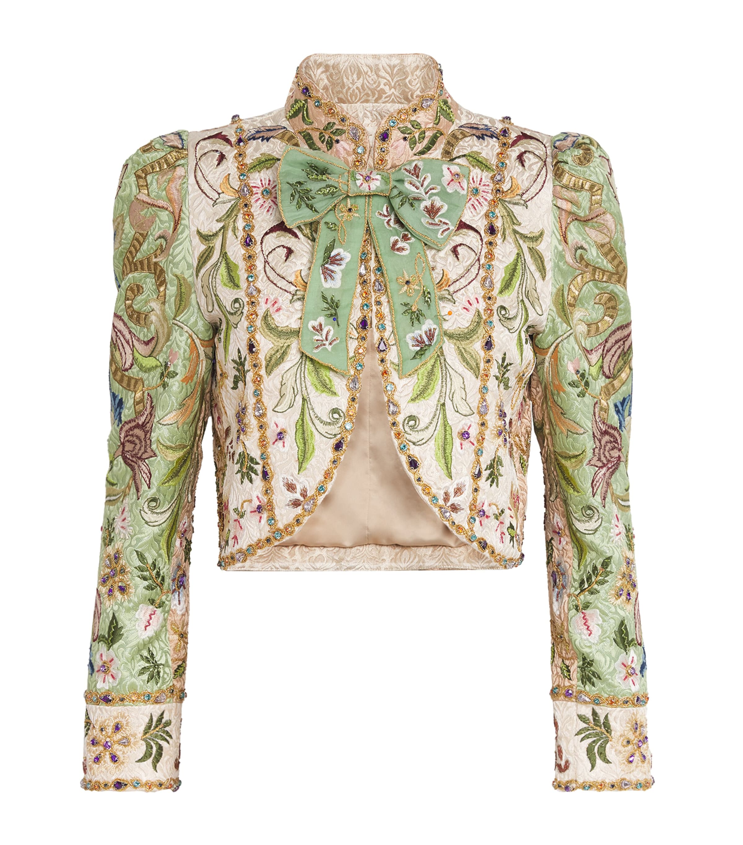 Embellished Ilaria Brocade Jacket