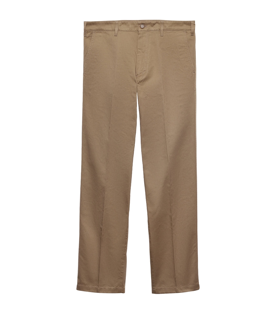 Cotton Straight Chinos